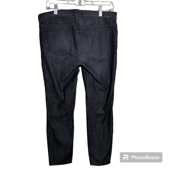 Current Elliot The Stiletto Gray Wash Raw Hem Jeans - Picture 9 of 16